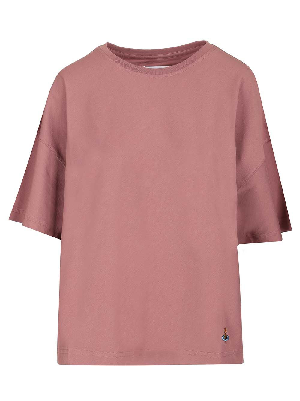 Box T-Shirt Rose Cotton
