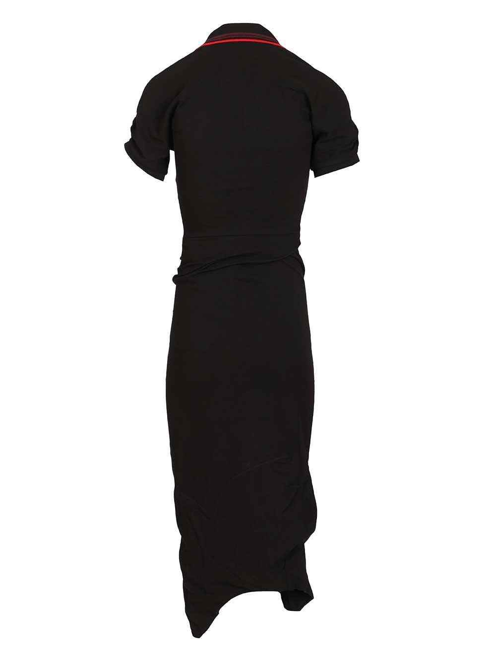 Pulling Cotton Dress Black