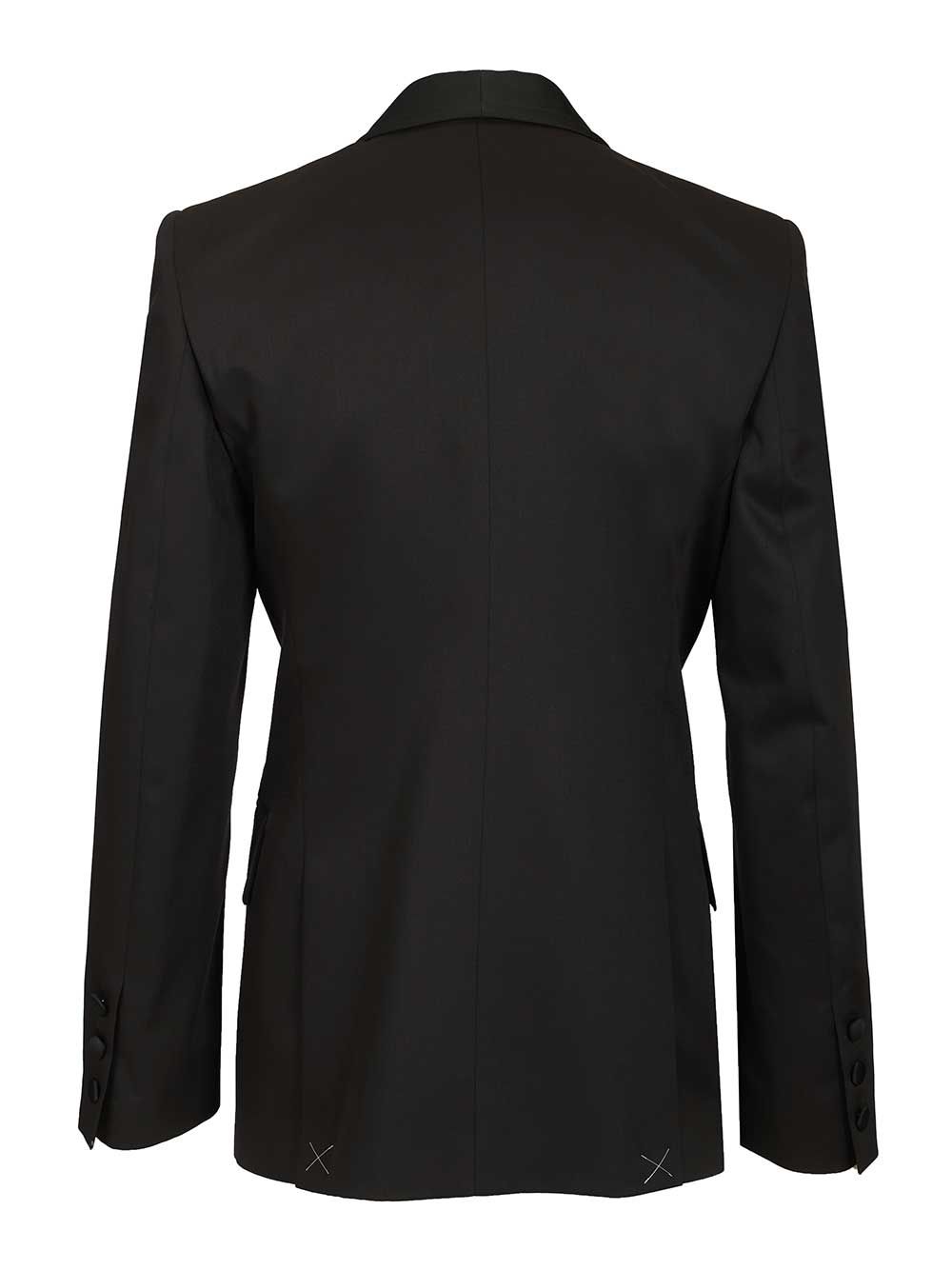 Tuxedo jacket Humphrey Black Virgin Wool