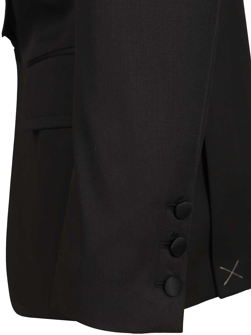 Tuxedo jacket Humphrey Black Virgin Wool