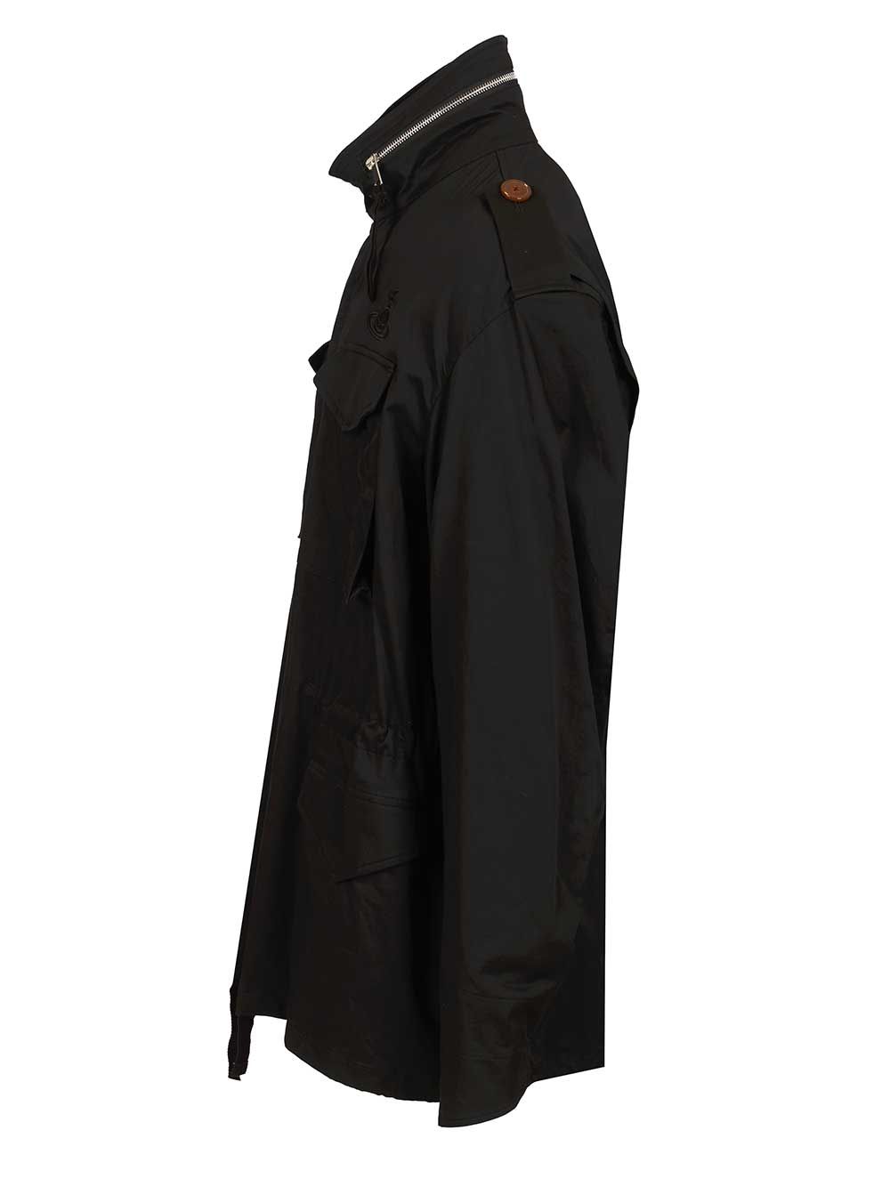 Hilda Jesser Jacket Black Cotton Elastane