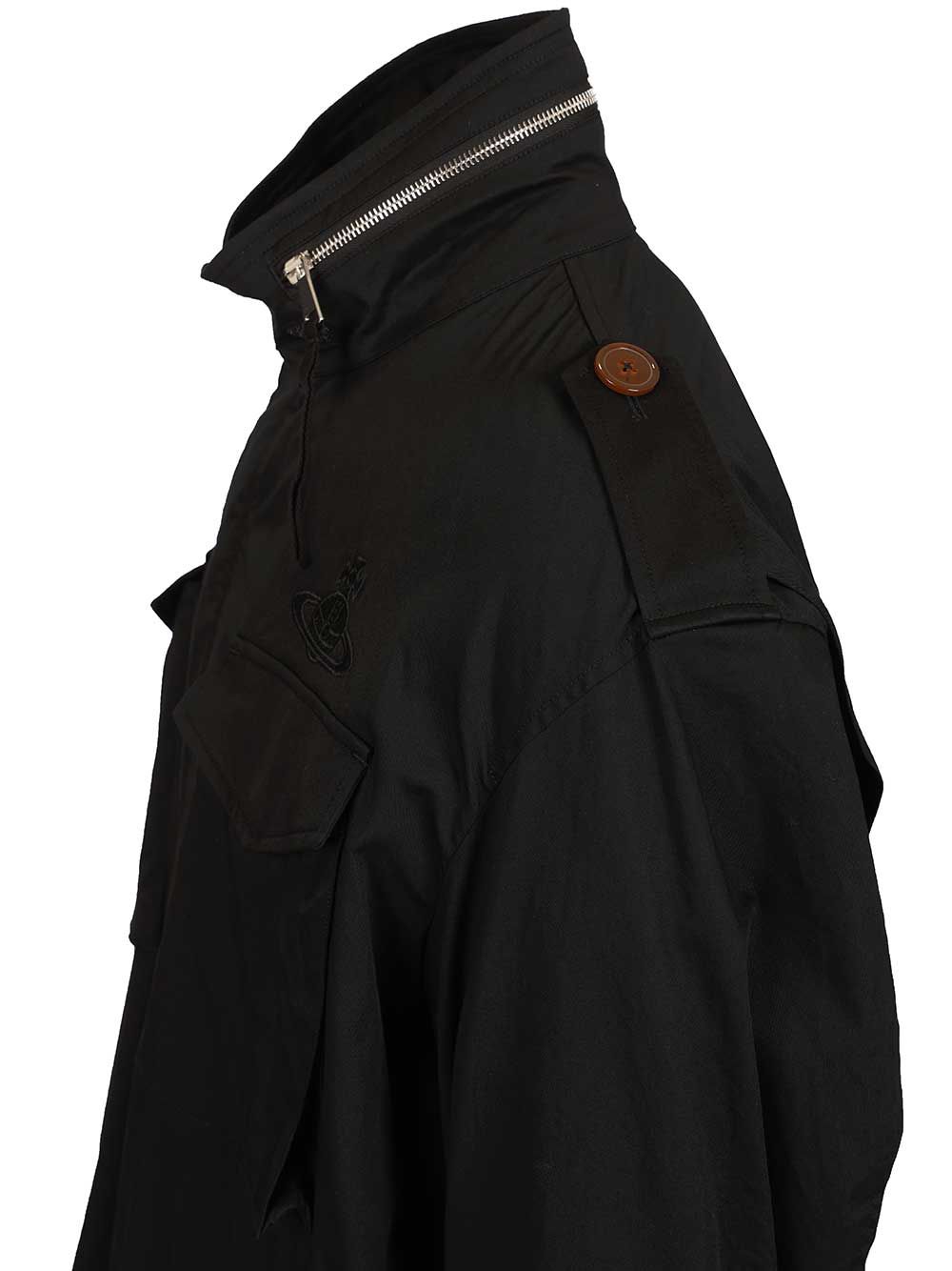 Hilda Jesser Jacket Black Cotton Elastane