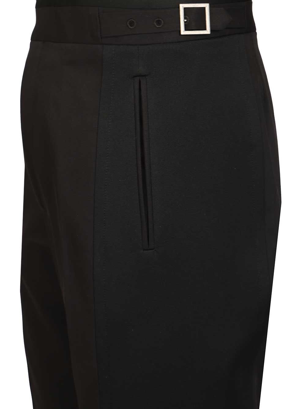 tuxedo trousers Black Virgin Wool