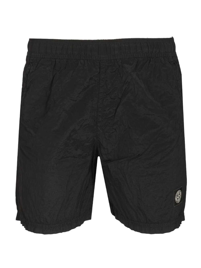 Econyl® Shorts Blue Fibra Poliammidica Swimwear