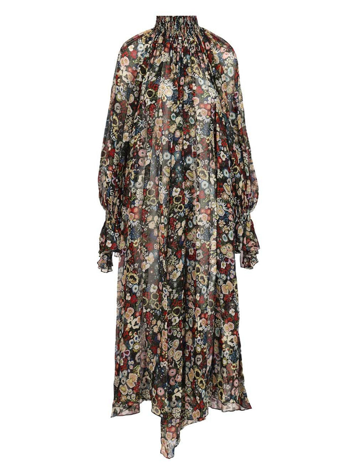 Edgar long dress Multicolor Silk