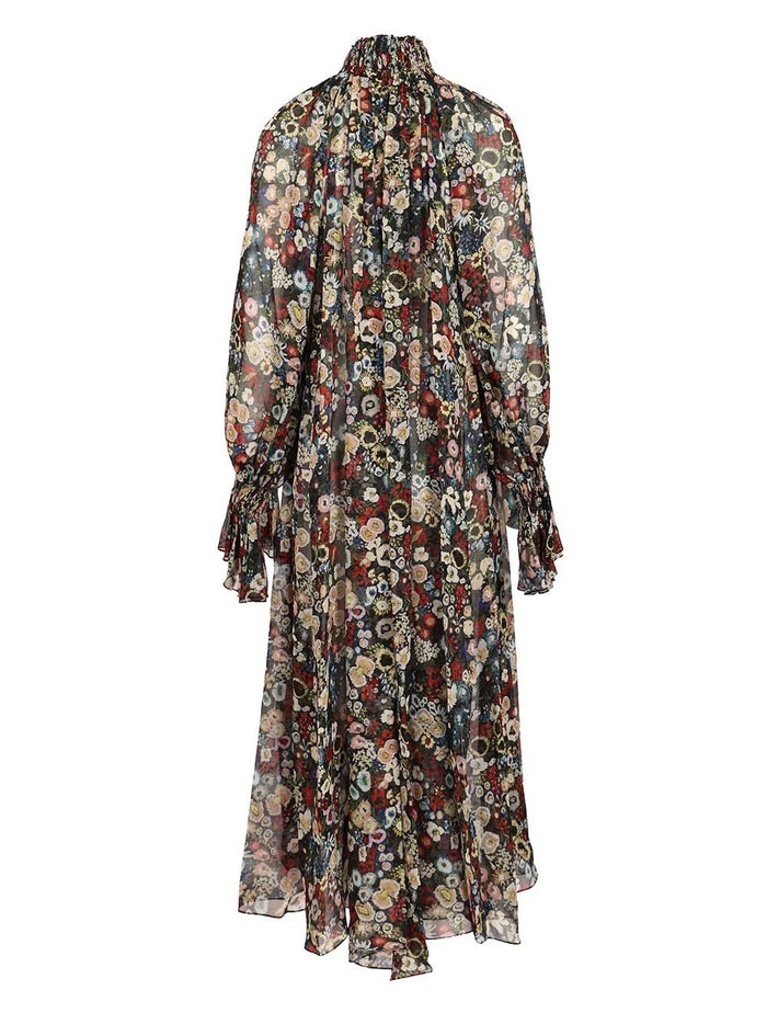 Edgar long dress Multicolor Silk
