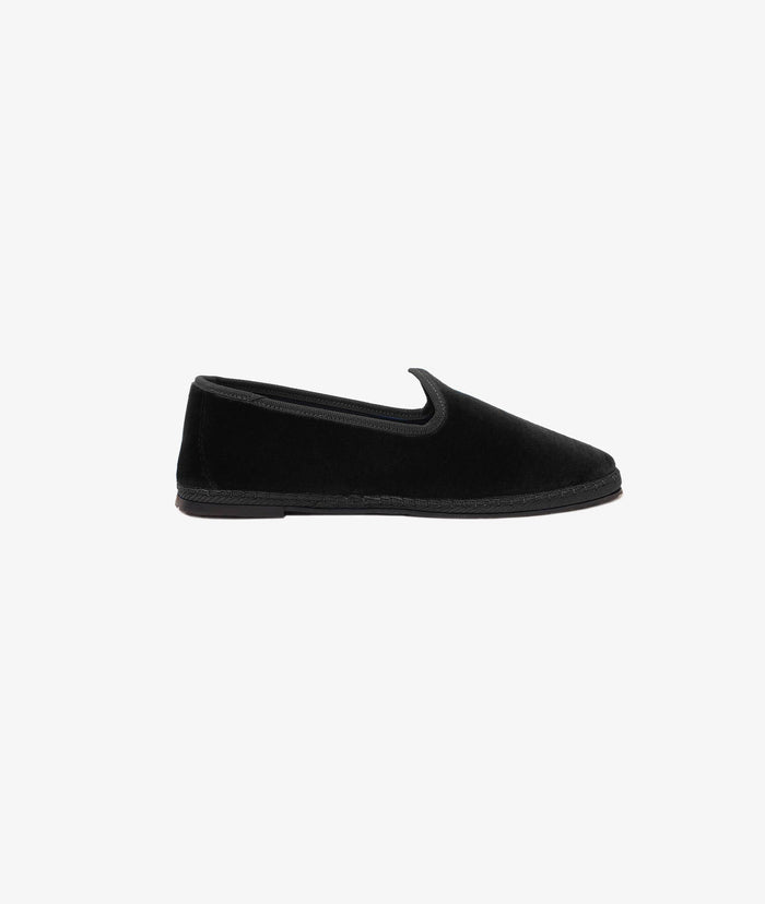 Friulana Ponte Del Cavallo Black Slipper Shoe