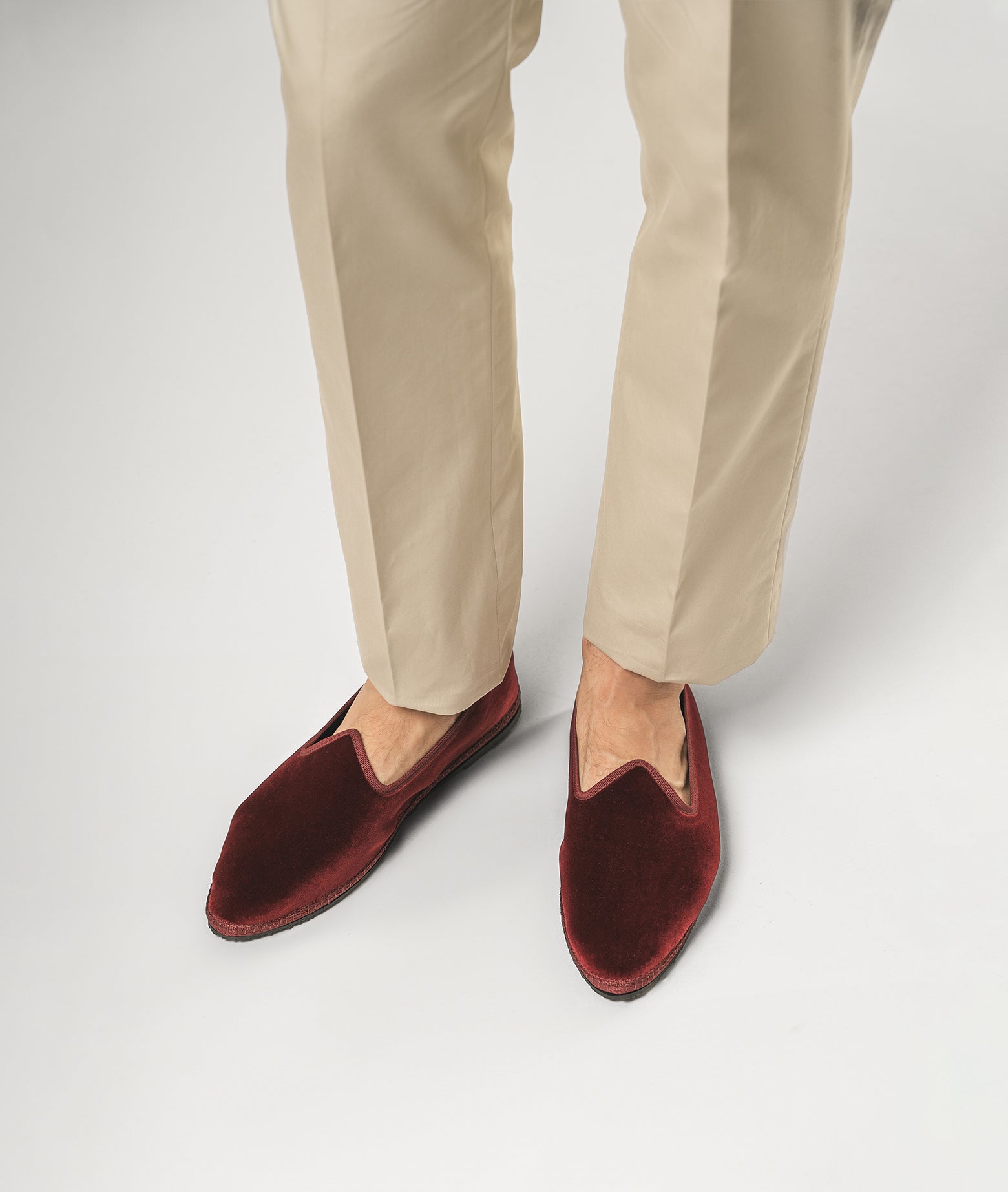 Friulana Ponte Del Cavallo Darkred Scarpa Pantofola