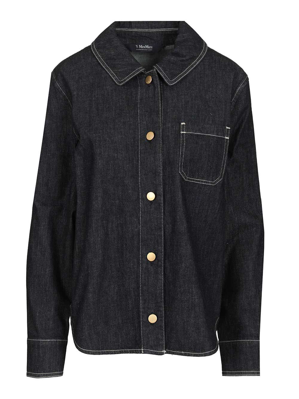 Denim Shirt Blue Cotone Casual
