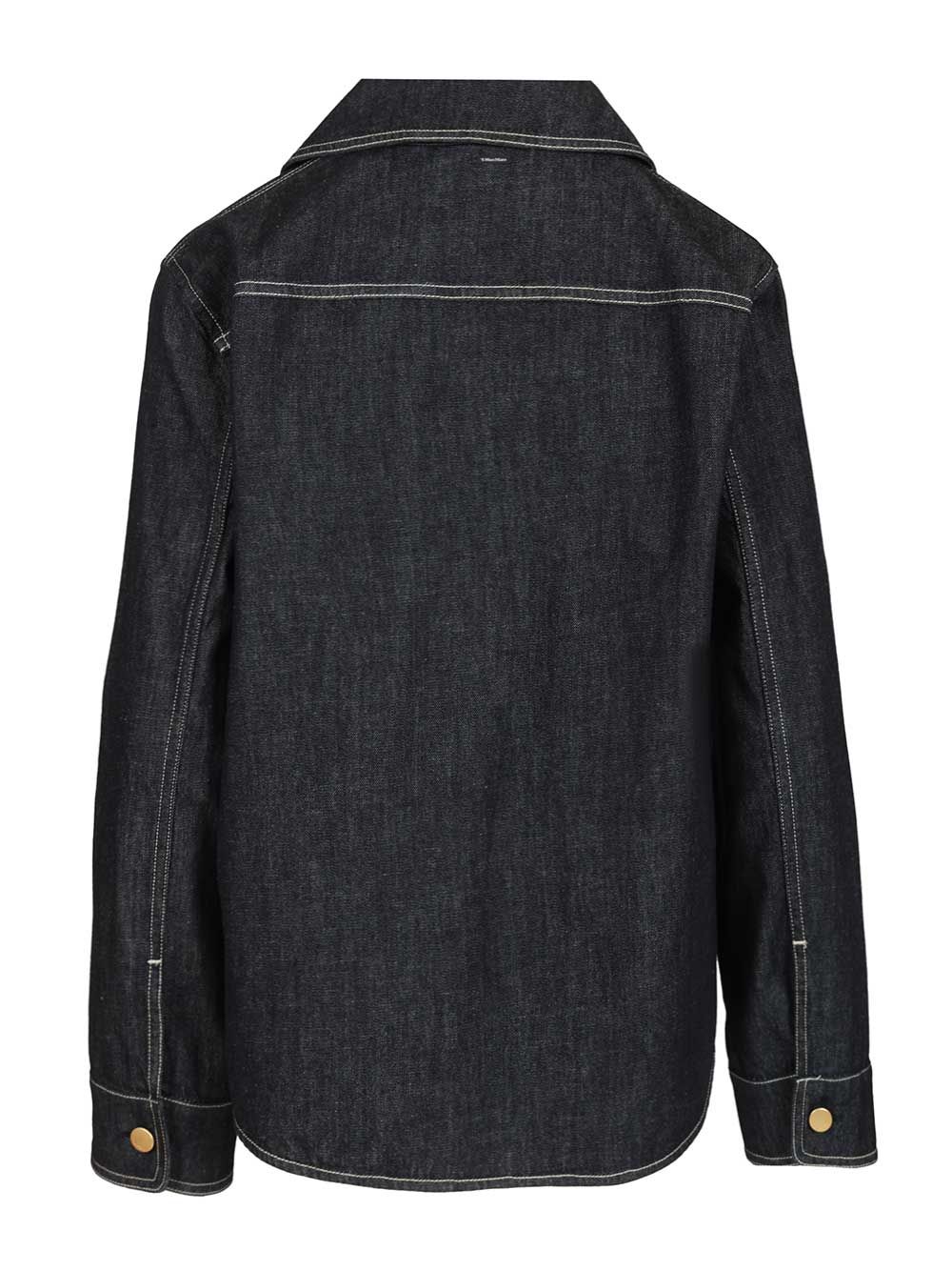 Denim Shirt Blue Cotone Casual