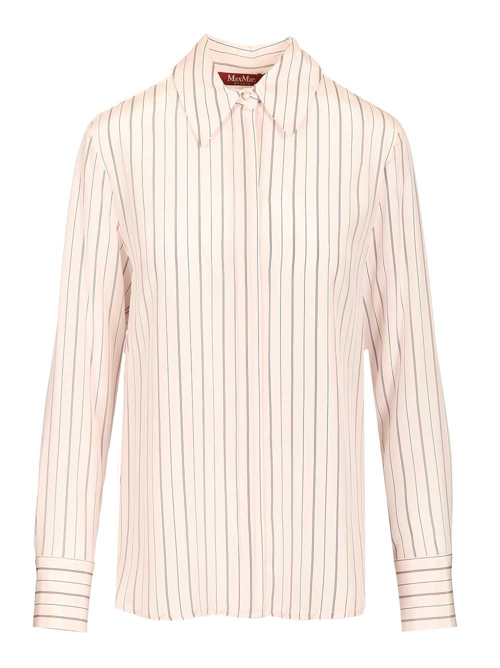 Crêpe de Chine shirt Rose Seta