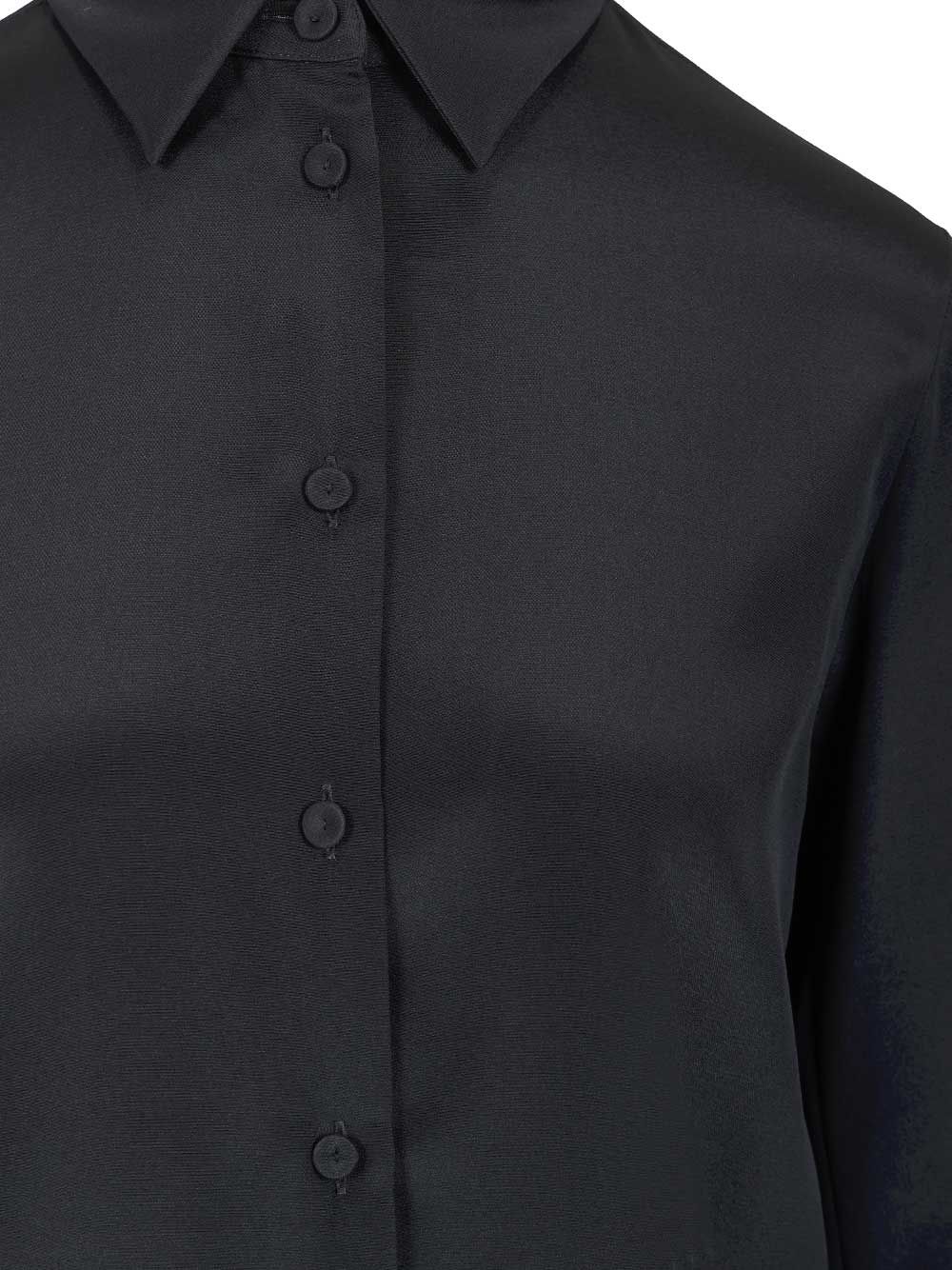 Oversized shirt Voliera Blue Silk