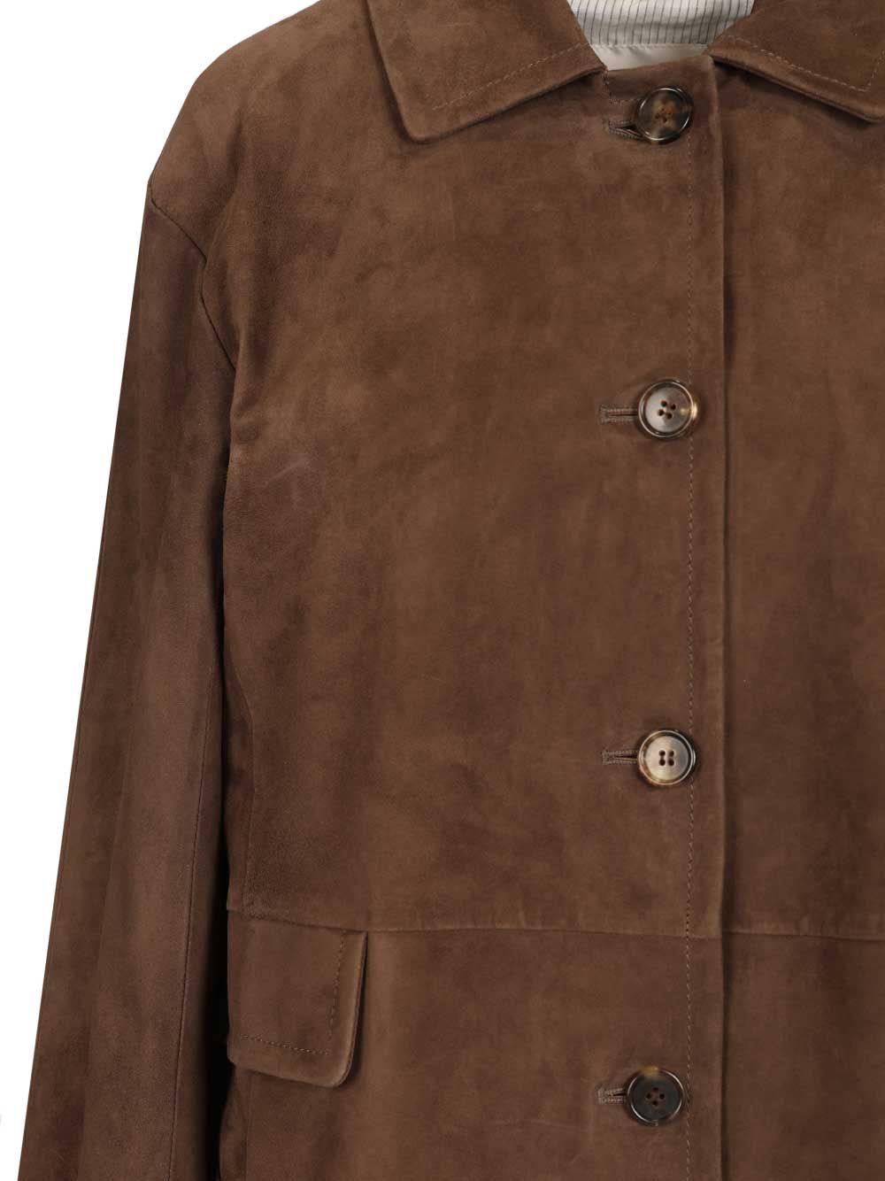 Suede jacket Brown 1oo% Learther