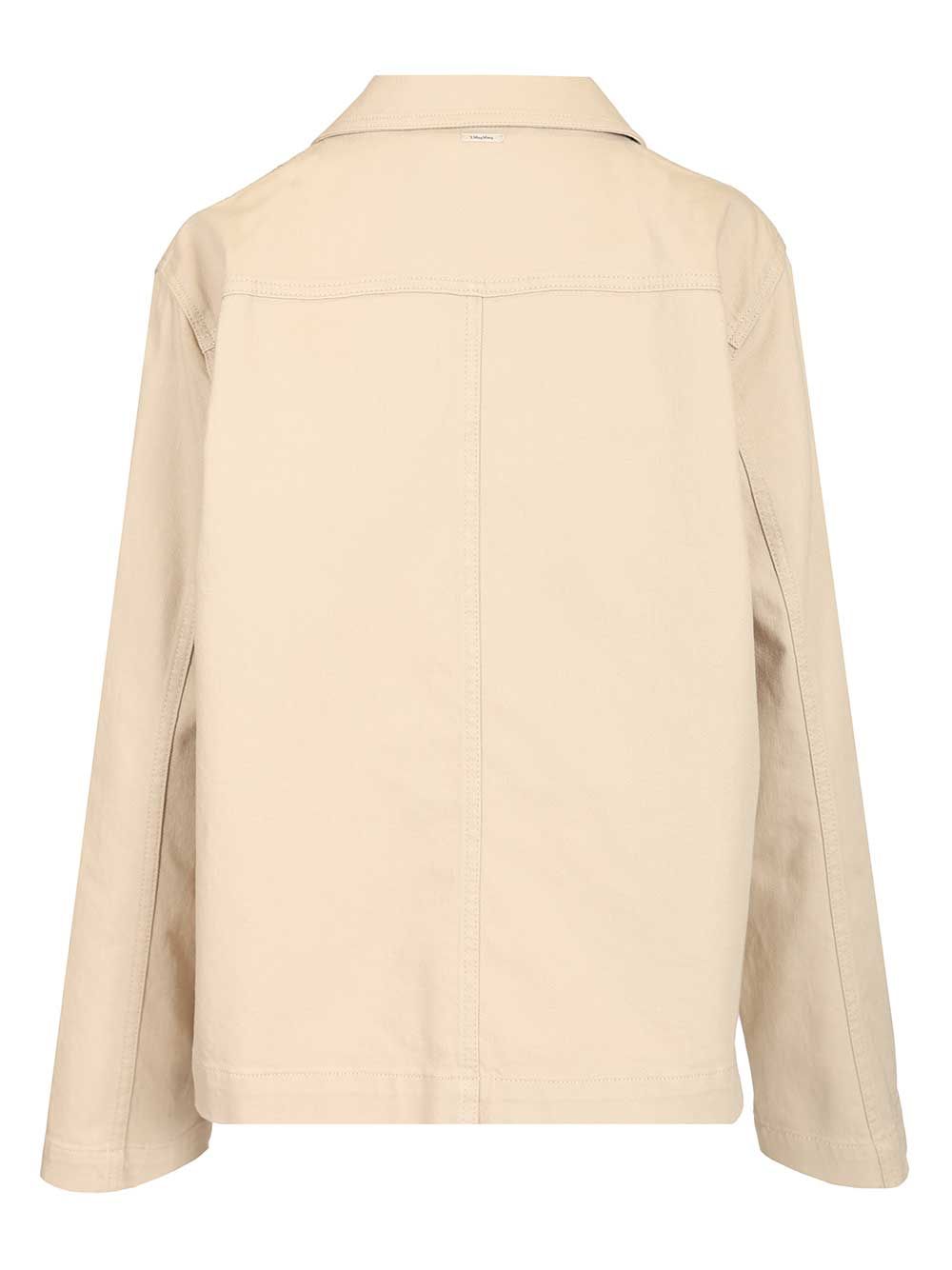 Shirt Jacket Beige Cotone Casual