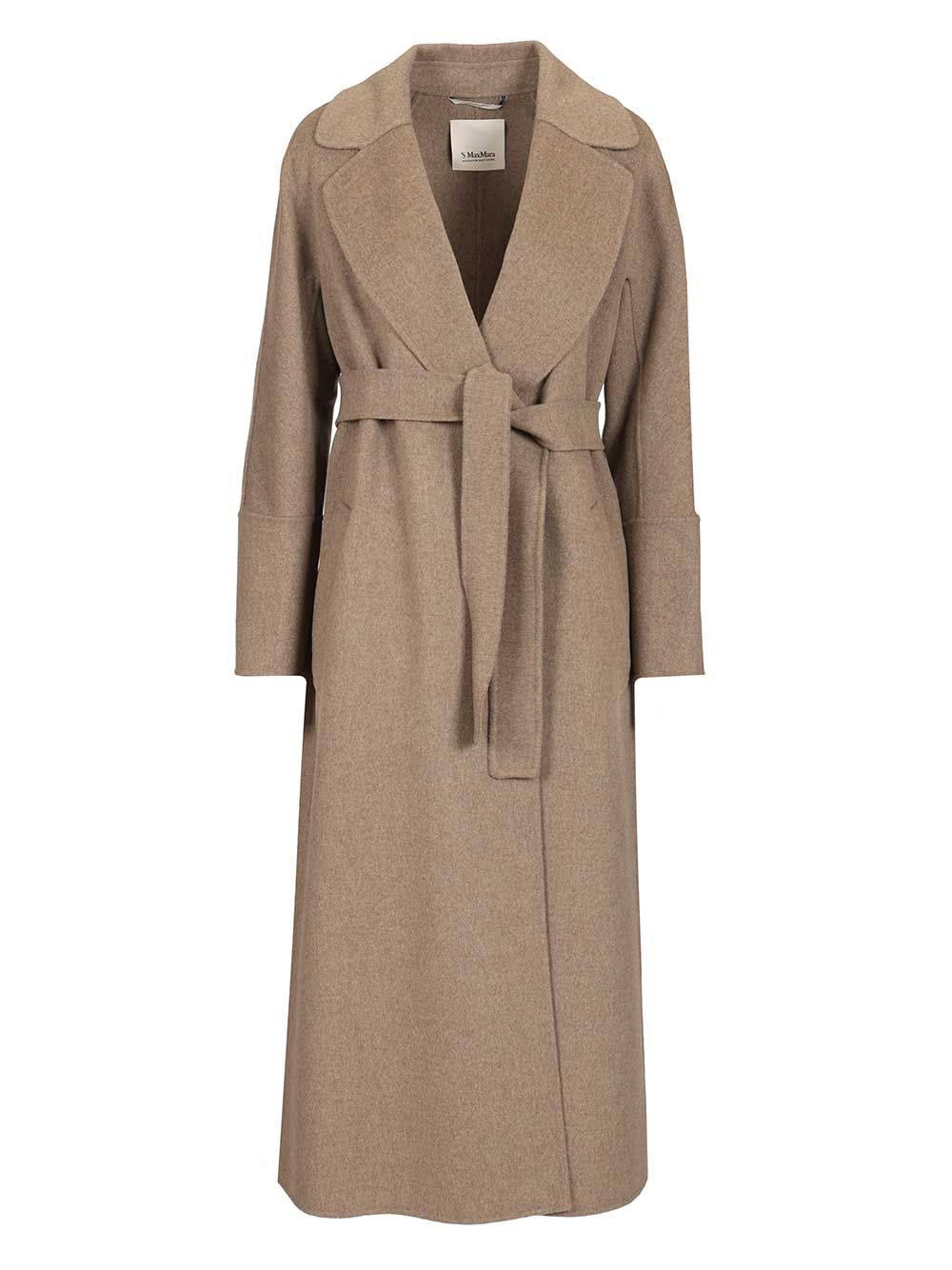 Dressing gown coat Grey Lana Vergine Ovis Aries