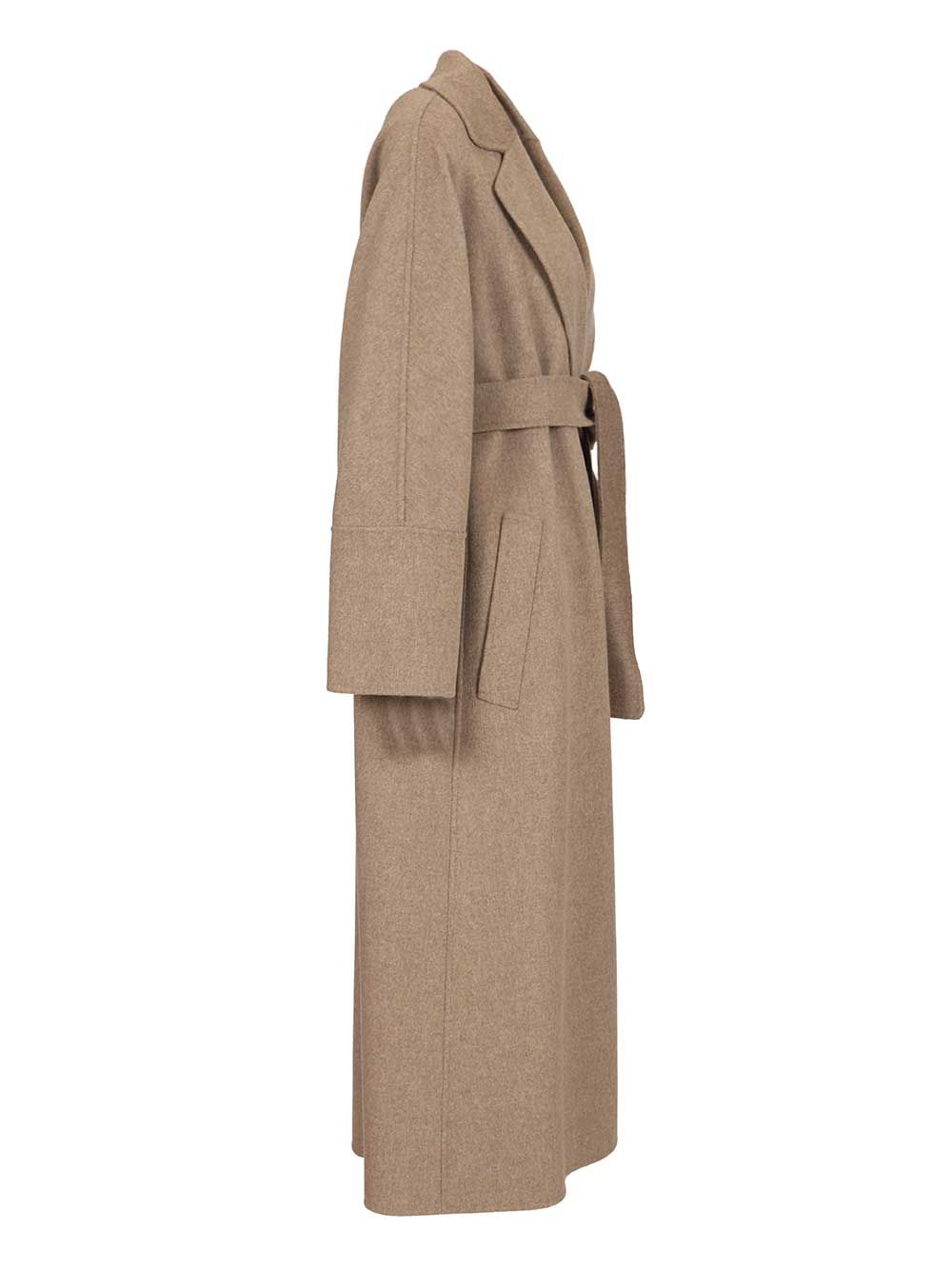 Dressing gown coat Grey Lana Vergine Ovis Aries