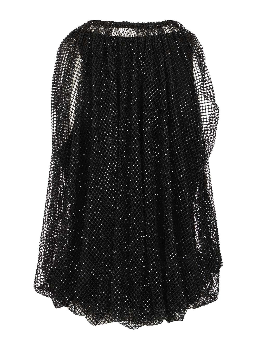 Mesh top with crystals Black Tops