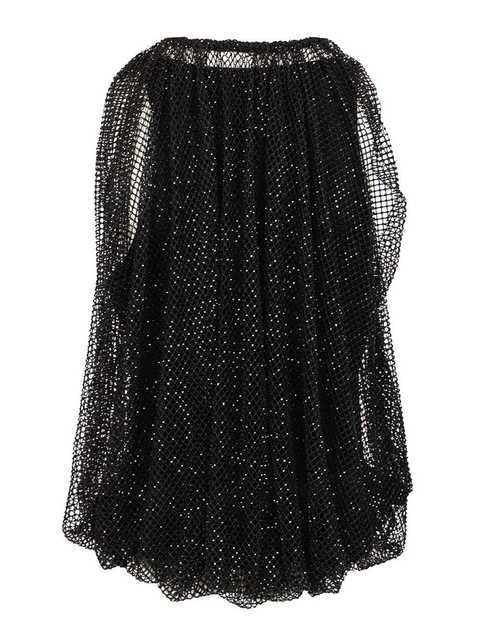 Mesh top with crystals Black Tops