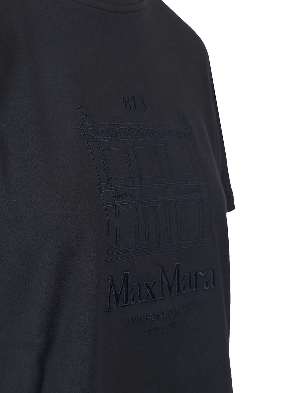 Jersey T-shirt Blue Cotton