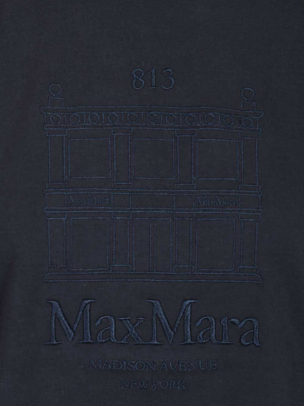 Jersey T-shirt Blue Cotton