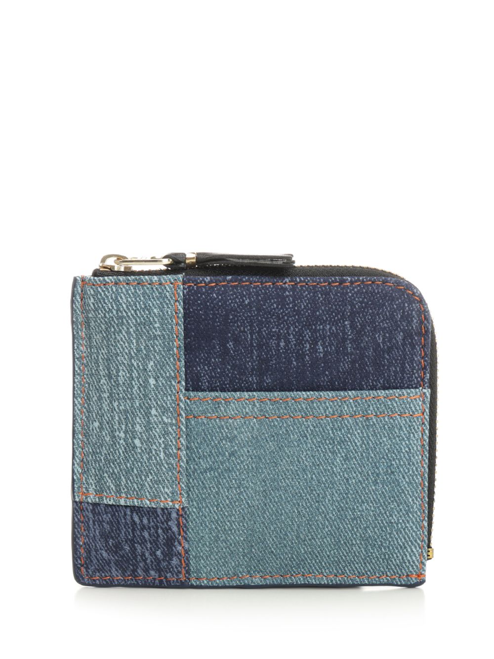 Patchwork Wallet Blue