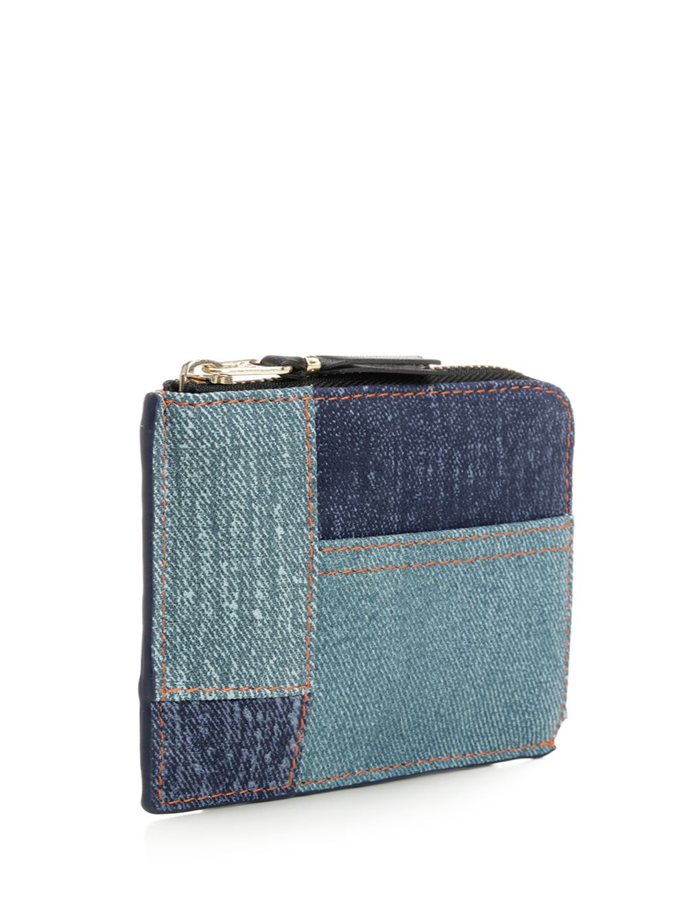 Patchwork Wallet Blue