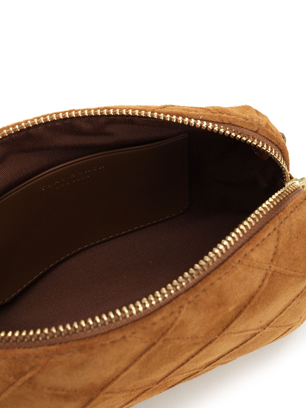 Fleming Suede Shoulder Bag Brown Crossbody