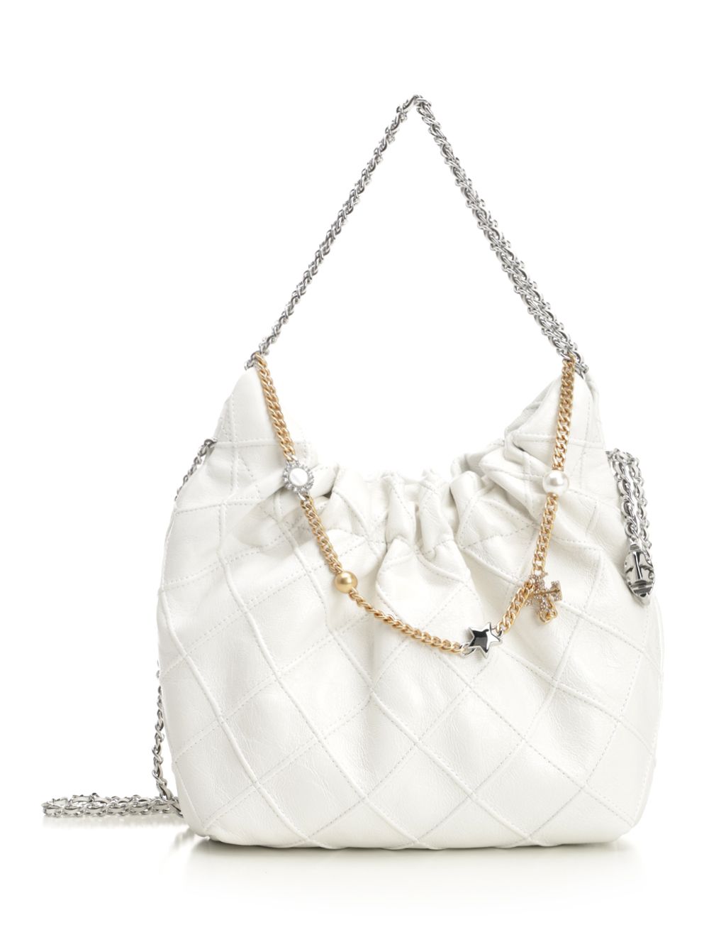 Mini Fleming bag White Shoulder