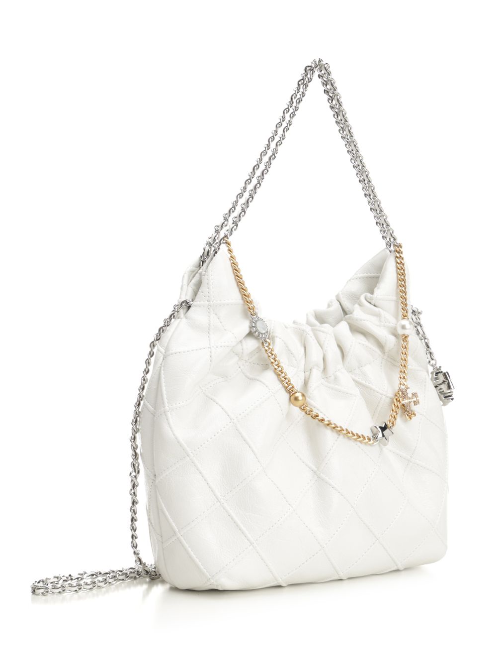 Mini Fleming bag White Shoulder