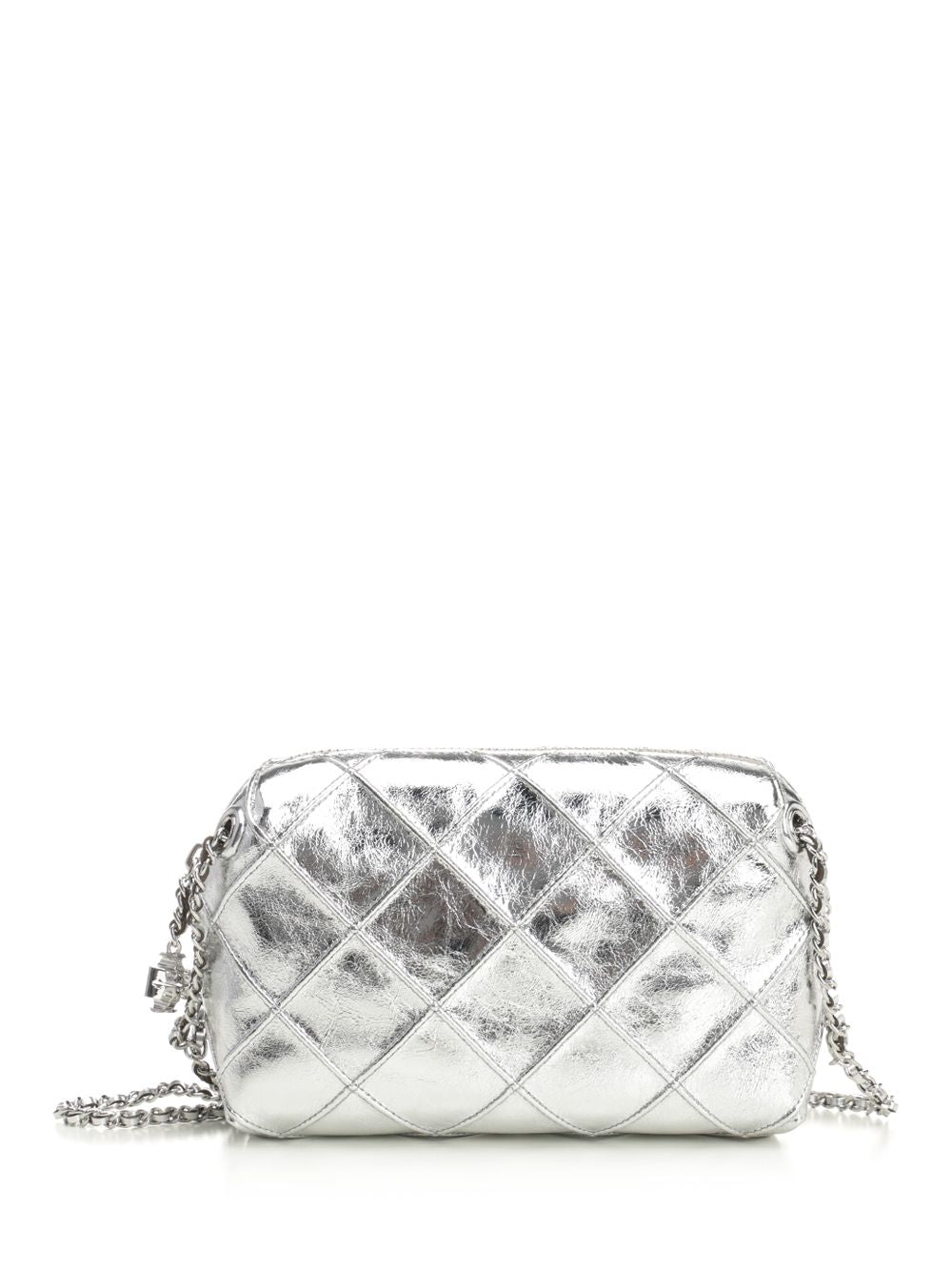 Fleming shoulder bag Silver Crossbody