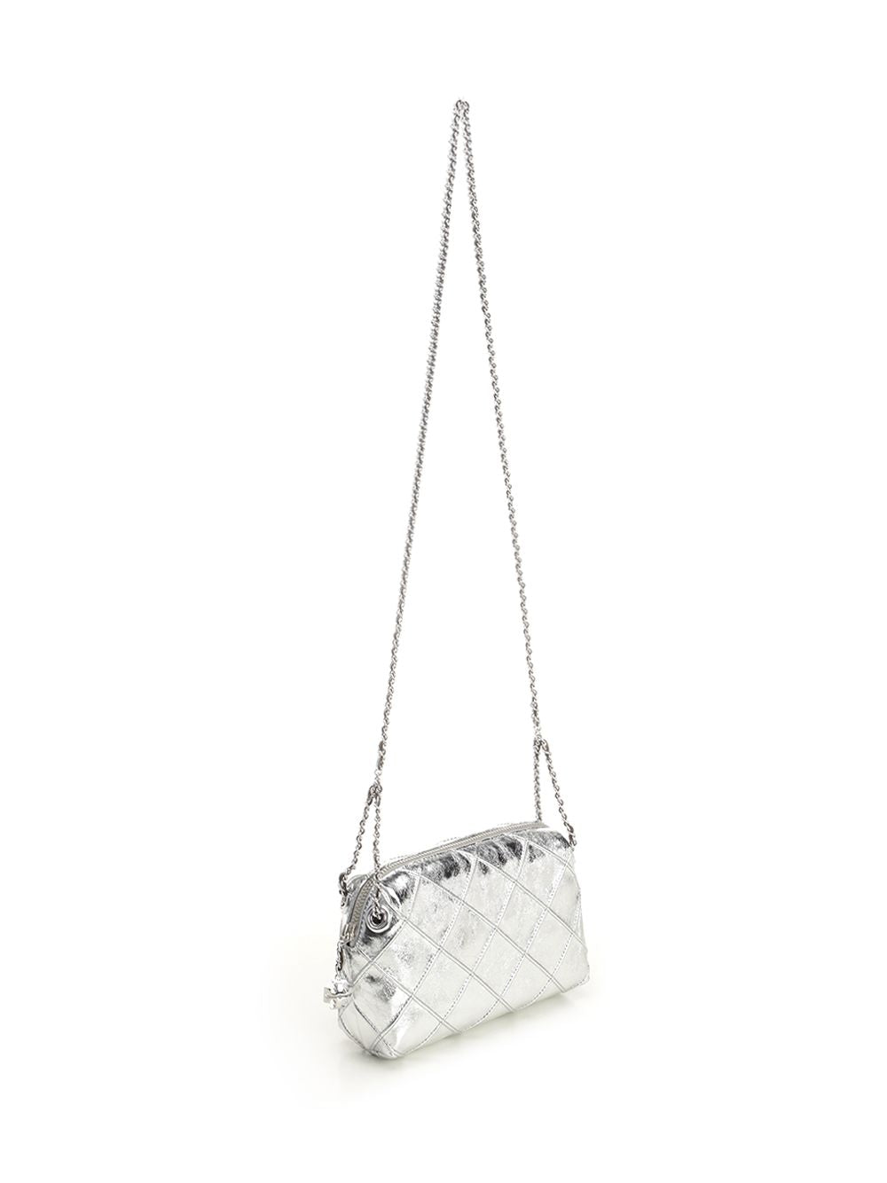 Fleming shoulder bag Silver Crossbody