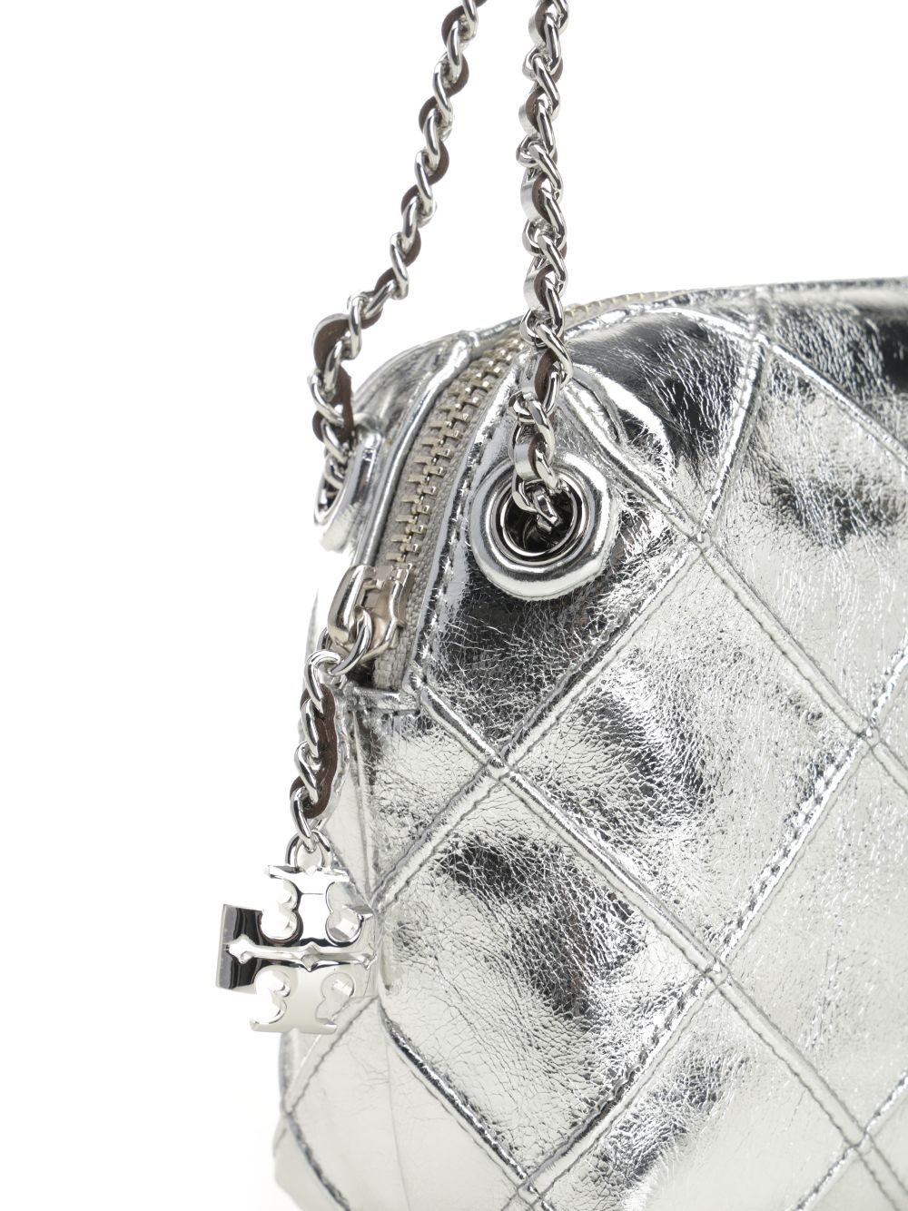 Fleming shoulder bag Silver Crossbody