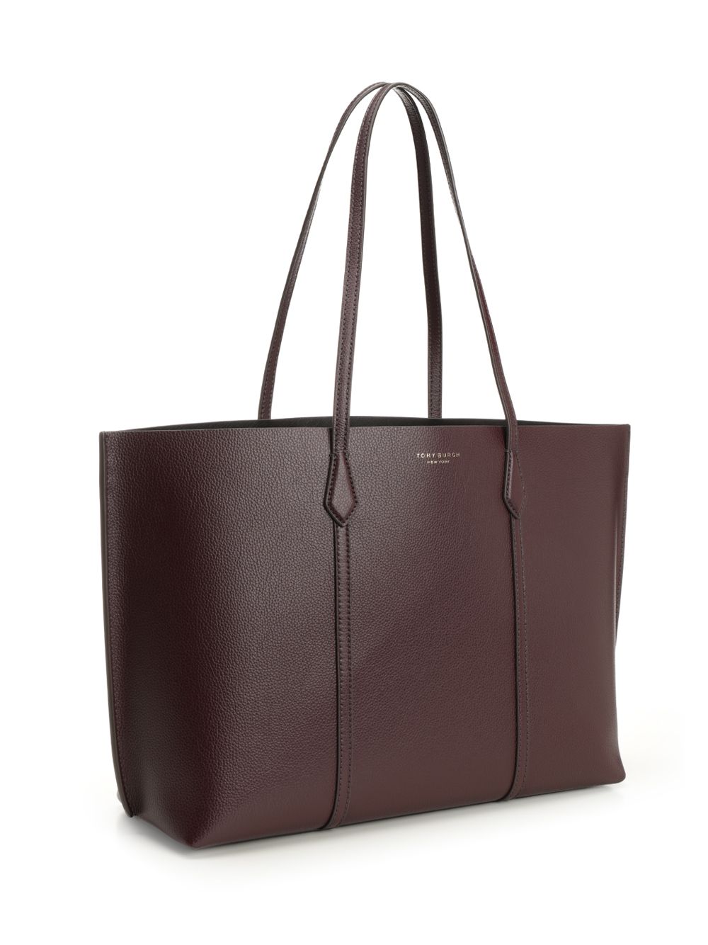 Large Perry Tote Bordeaux Cow Leather Shoulder Bags