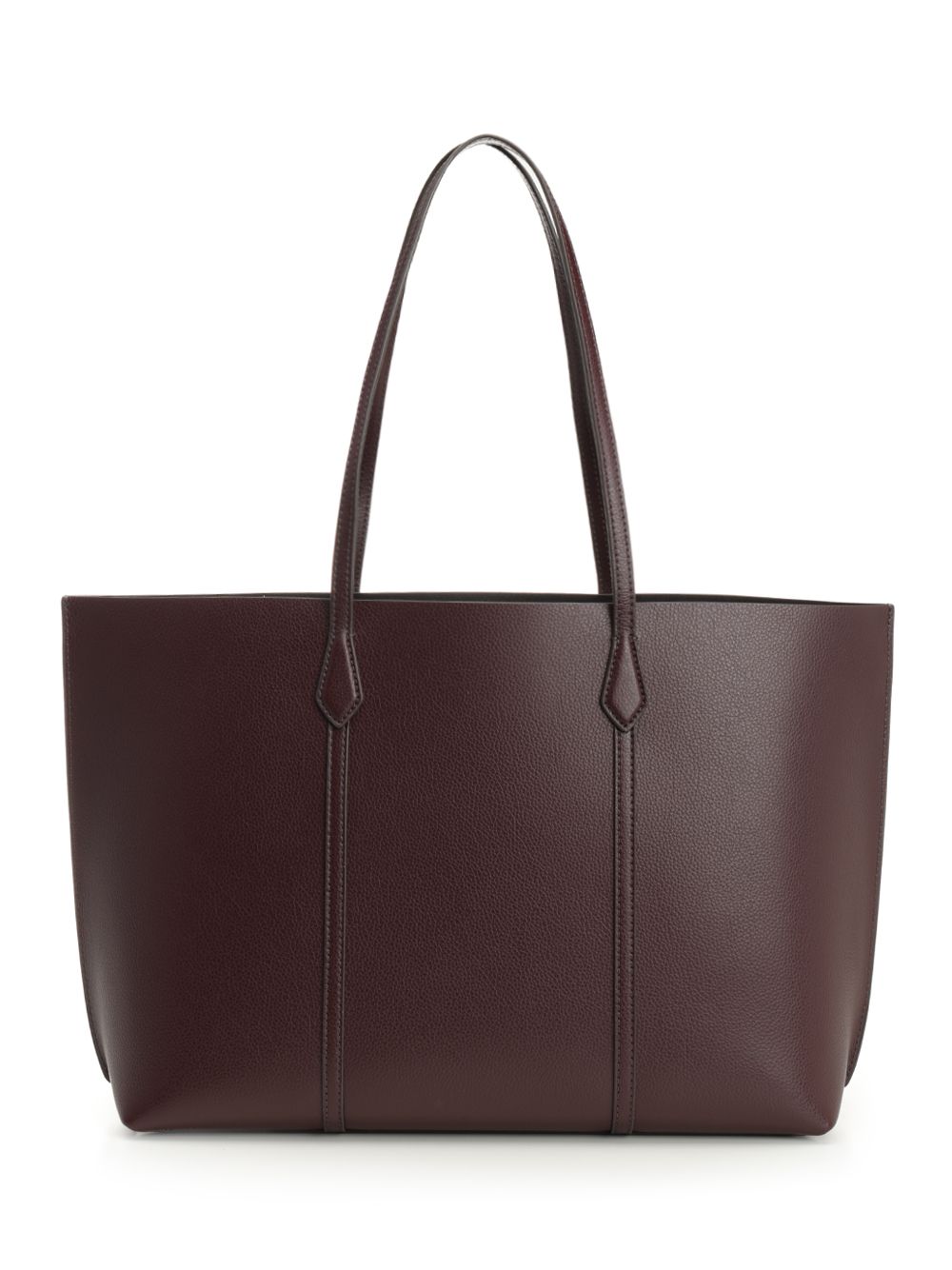 Large Perry Tote Bordeaux Cow Leather Shoulder Bags
