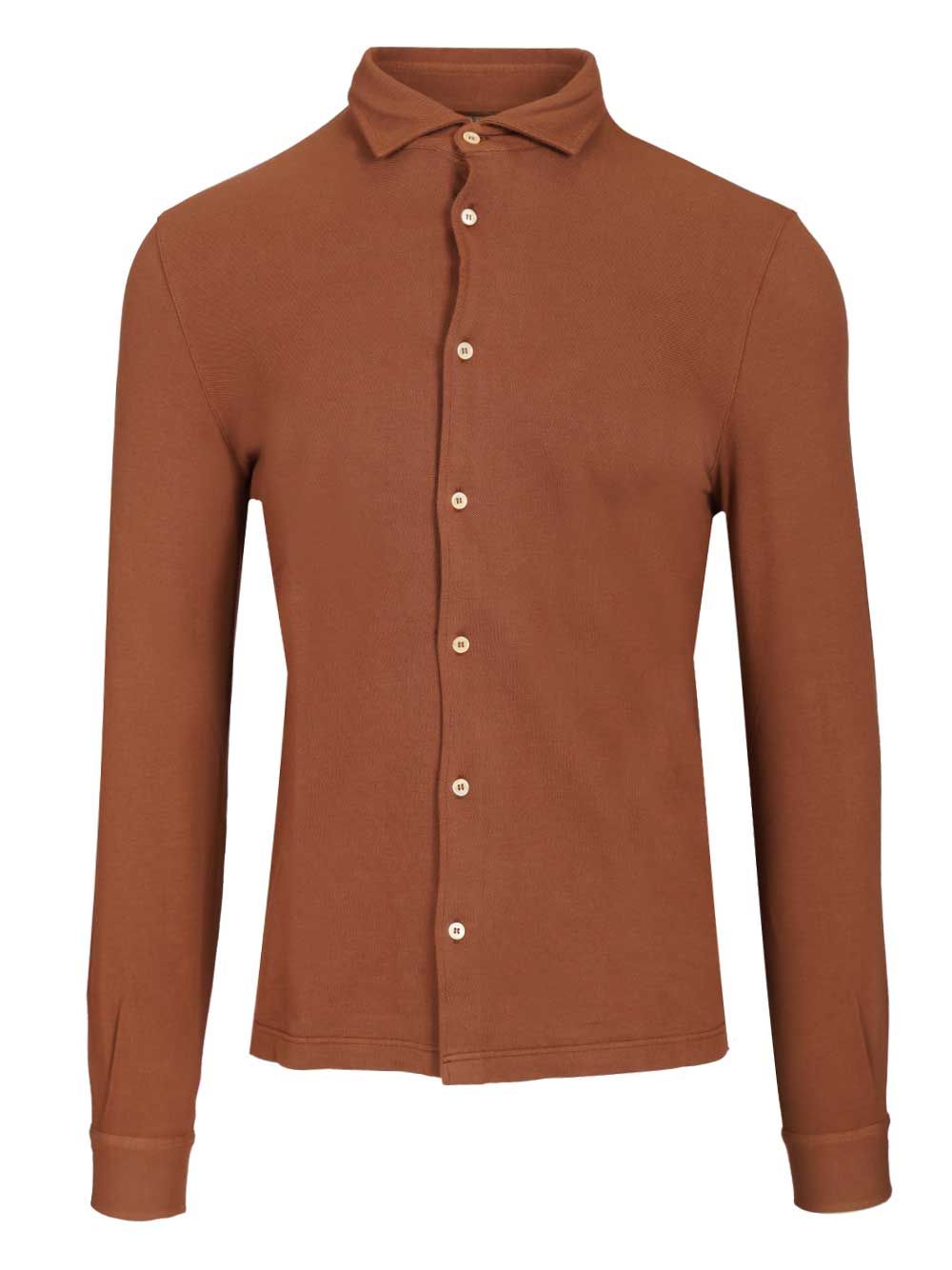 Long-sleeved shirt Brown