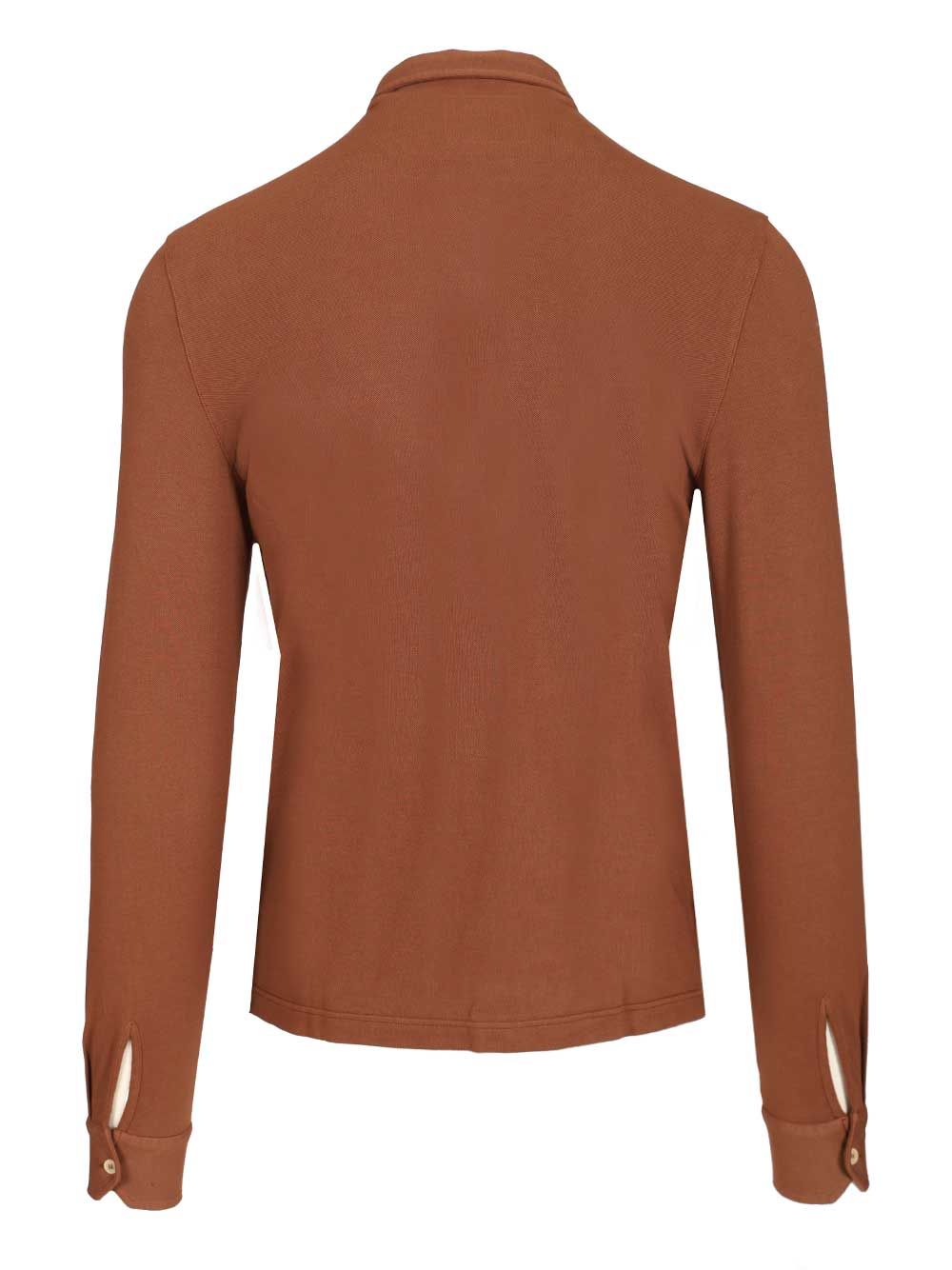 Long-sleeved shirt Brown