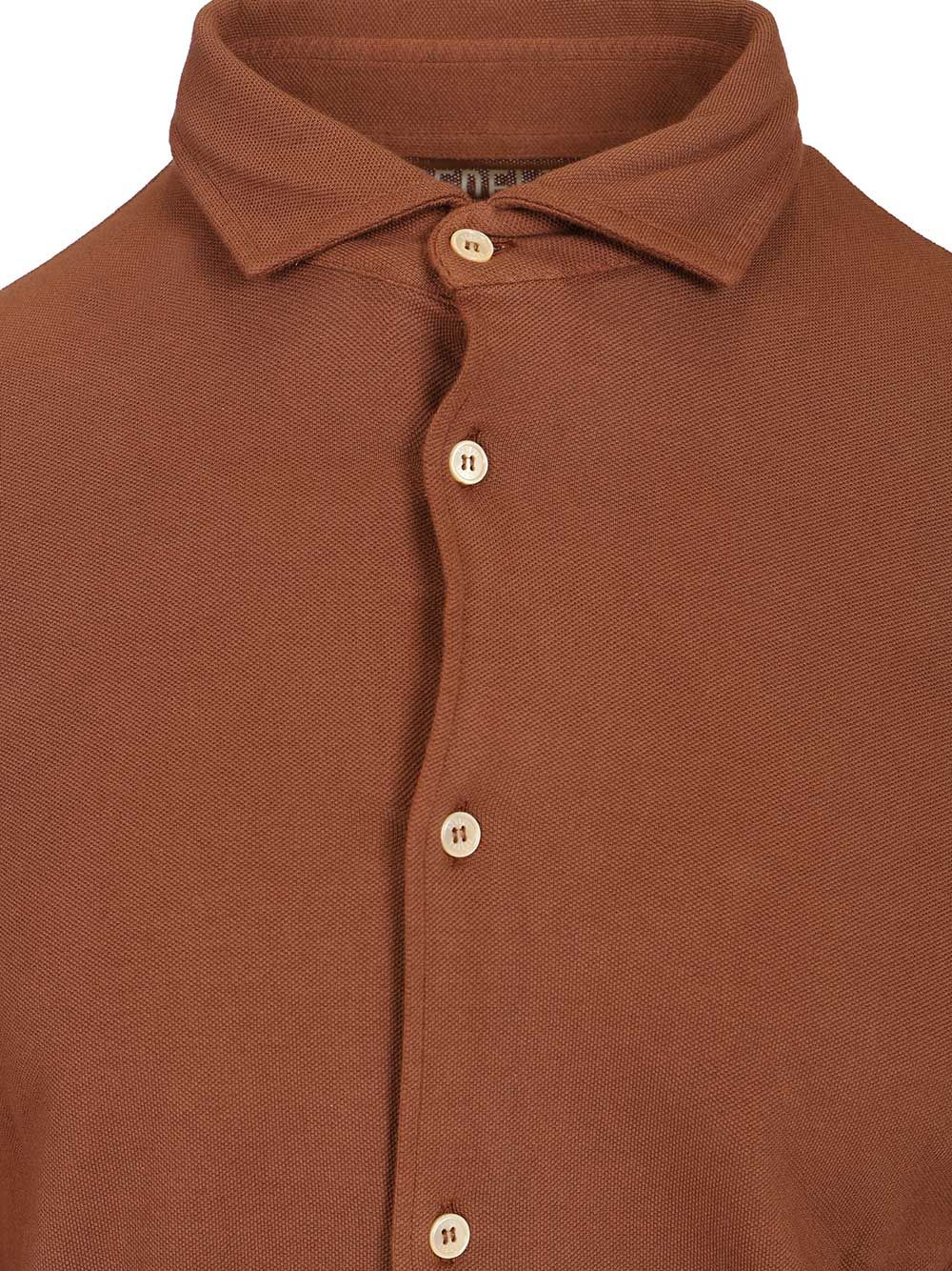 Long-sleeved shirt Brown