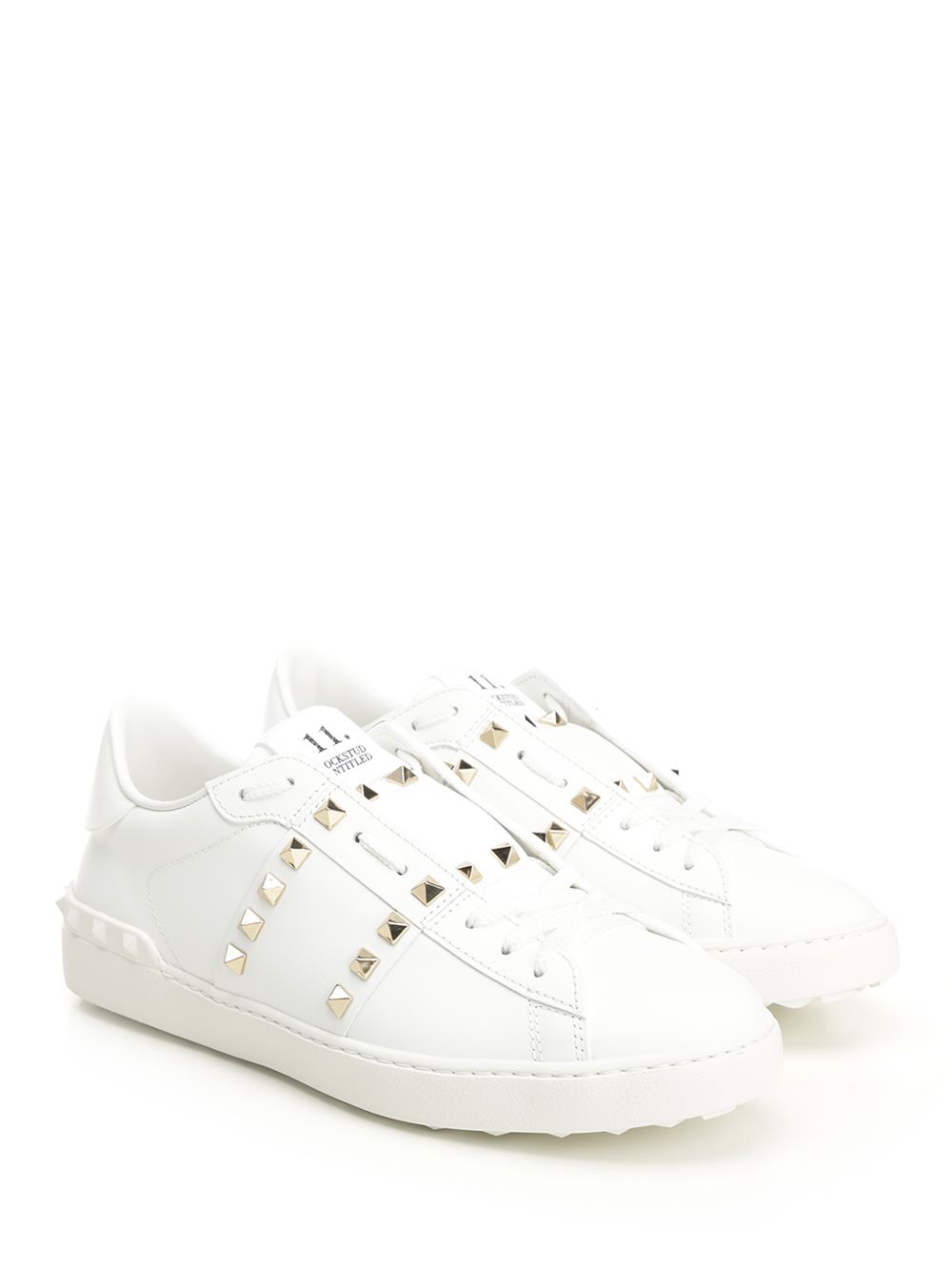Rockstud Untitled Sneaker White Vtupper