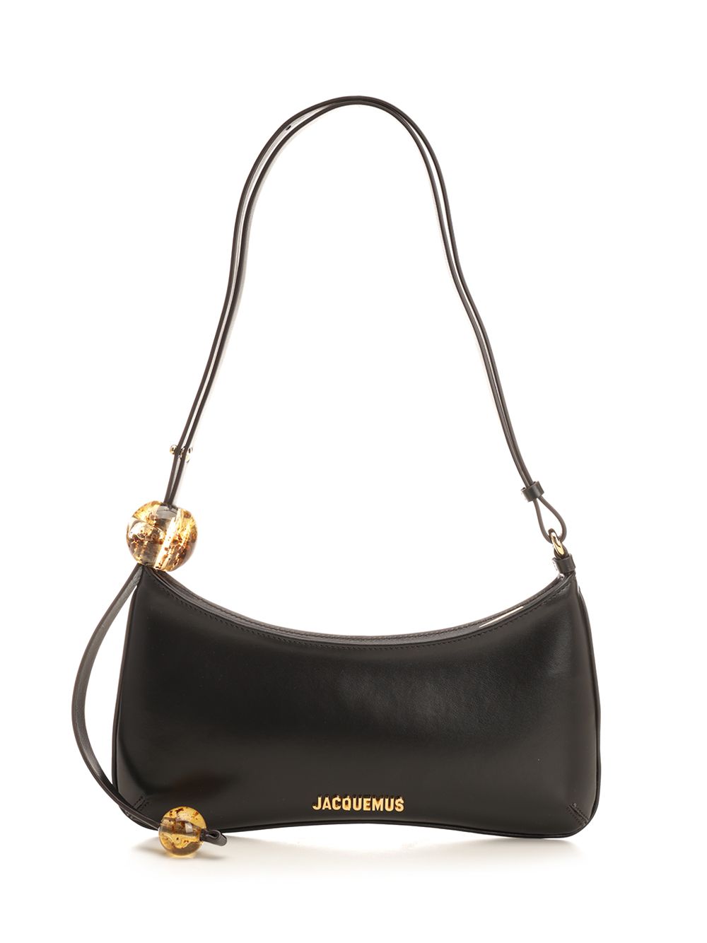 Il Bisou Perle structured shoulder bag Black