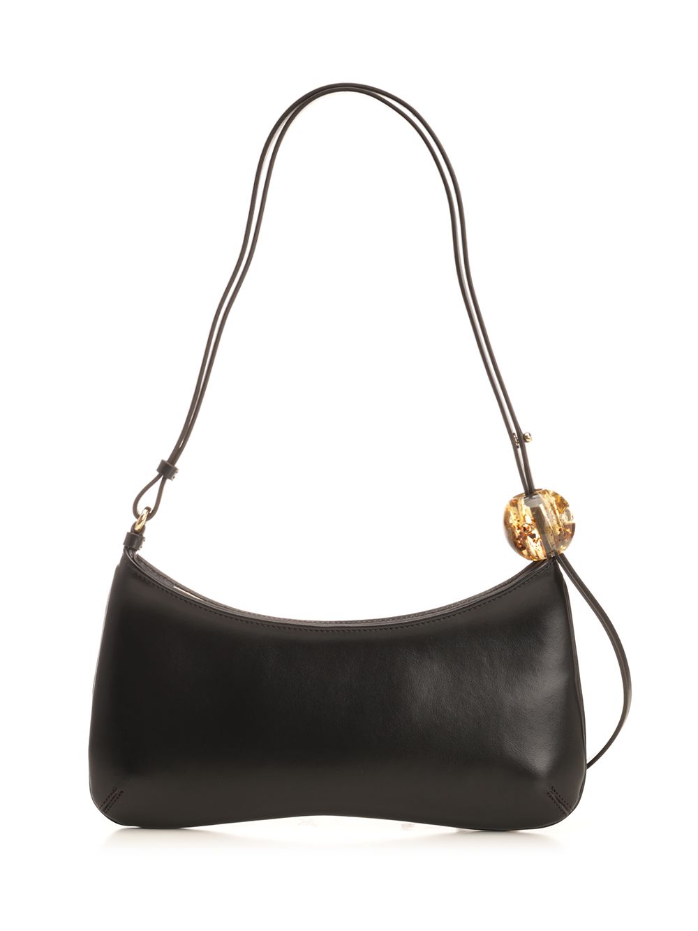 Il Bisou Perle structured shoulder bag Black