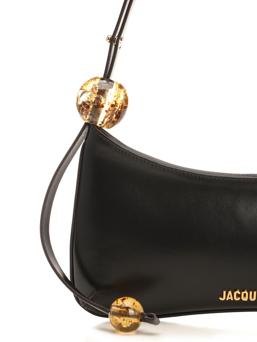 Il Bisou Perle structured shoulder bag Black
