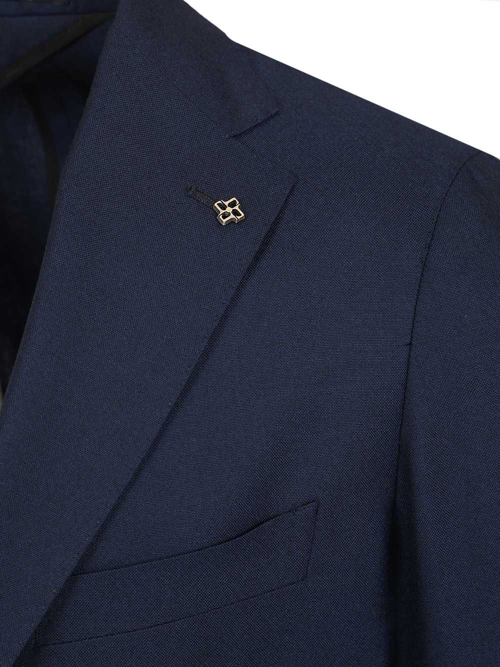 unlined blazer in lightweight cashmere Blue Kashmir Jacket
