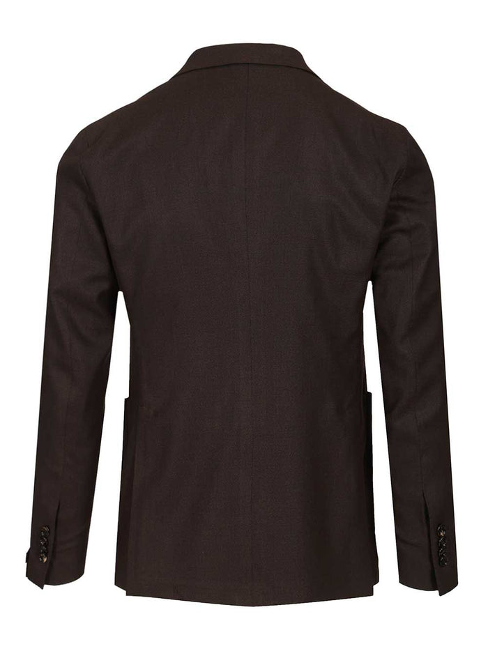 Double-breasted blazer Brown Lana Elastane Jacket
