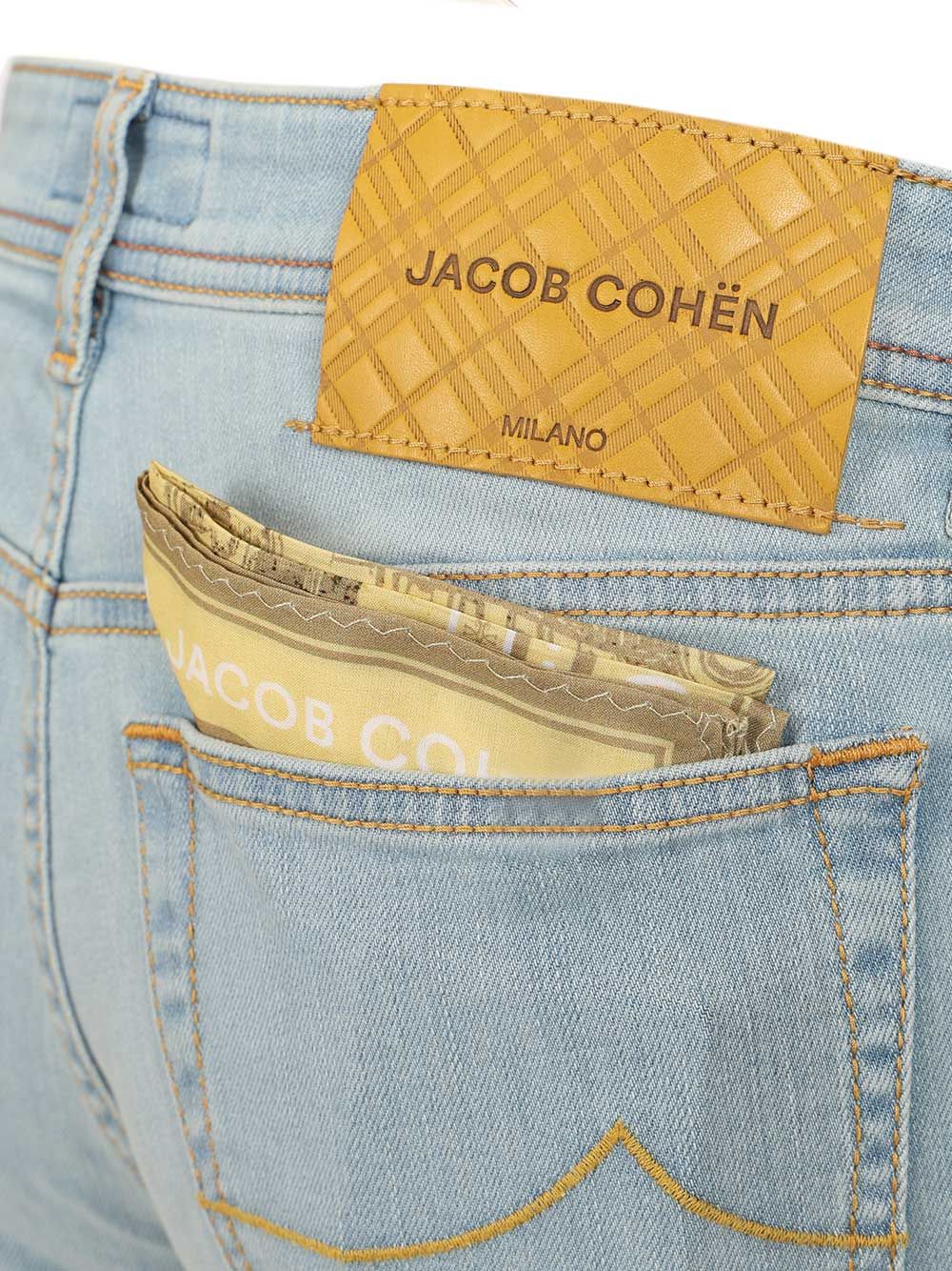 Bard regular-slim 5-pocket jeans Light Blue Cotton