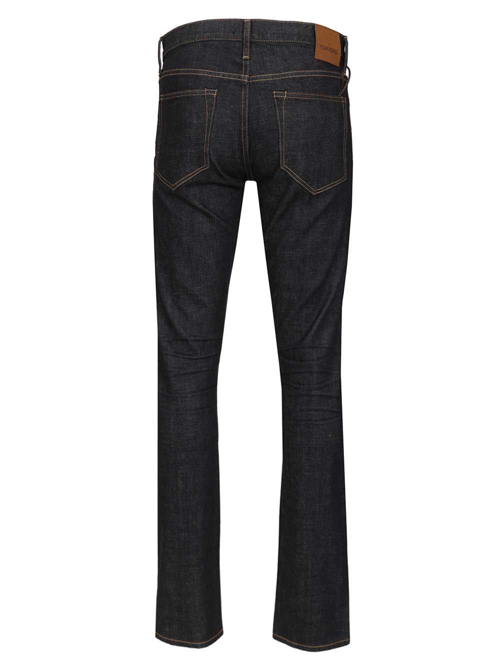 Selvedge slim fit jeans Blue Cotton - Polyurethane