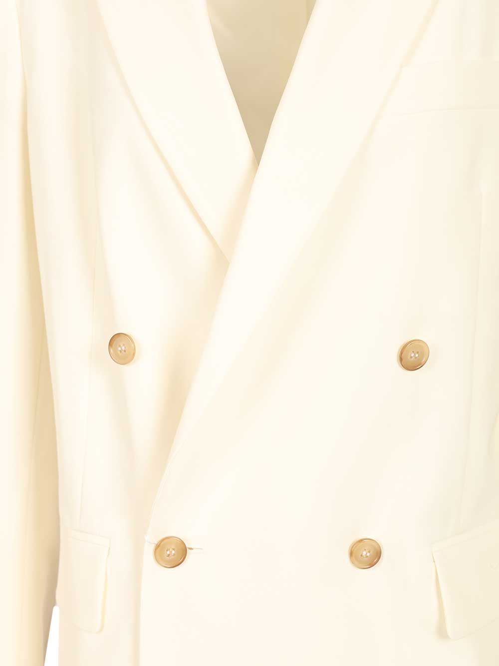 Double-breasted blazer Beige Jacket