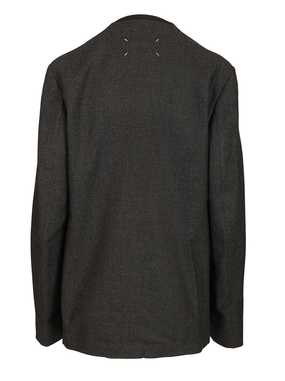 Minimal wool jacket Grey