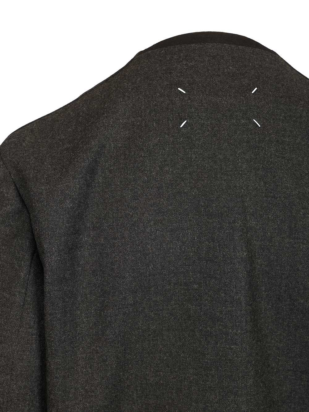Minimal wool jacket Grey