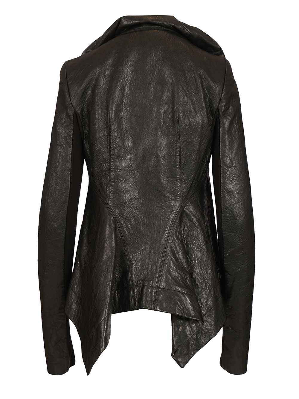 Naska Biker Black Leather Jacket