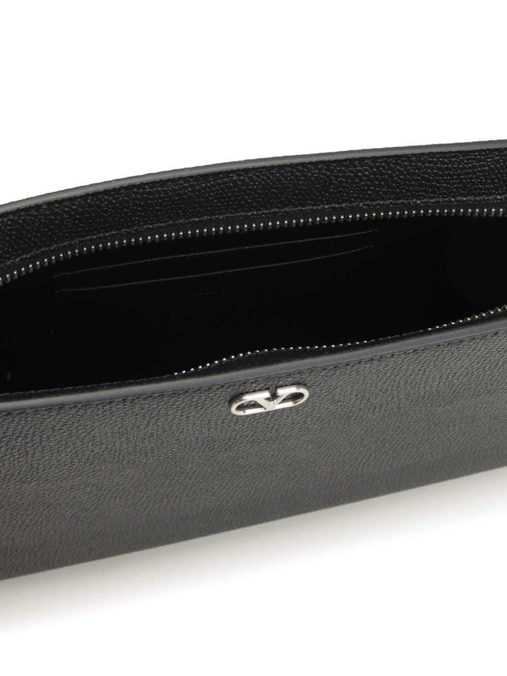 VLogo Signature pouch Black Small Leather Goods